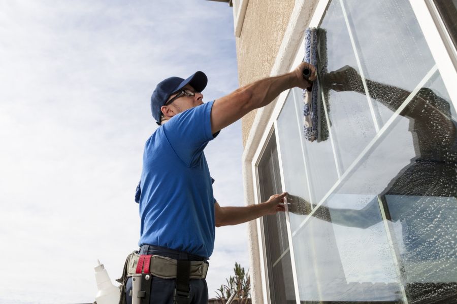Commercial Window Cleaning by Healthy Cleaning Services LLC